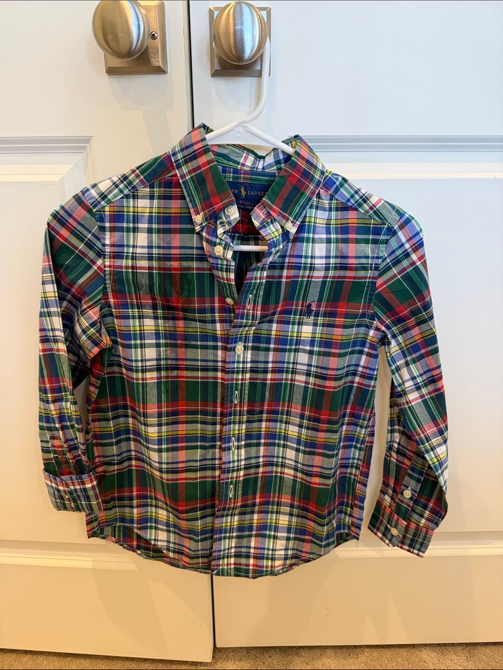 Ralph Lauren Multi-Color Plaid Button-Down Shirt